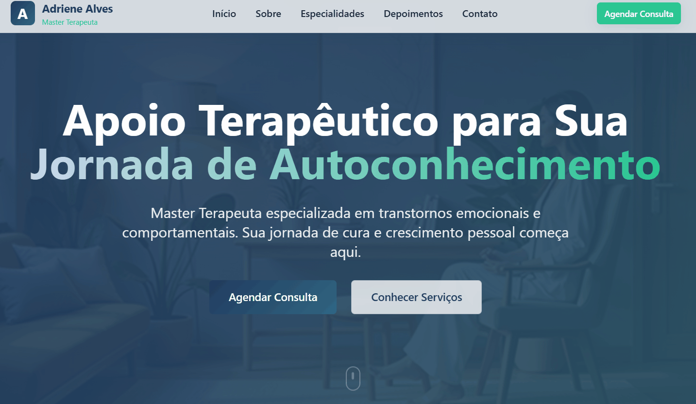 Projeto: Site para Terapeuta
